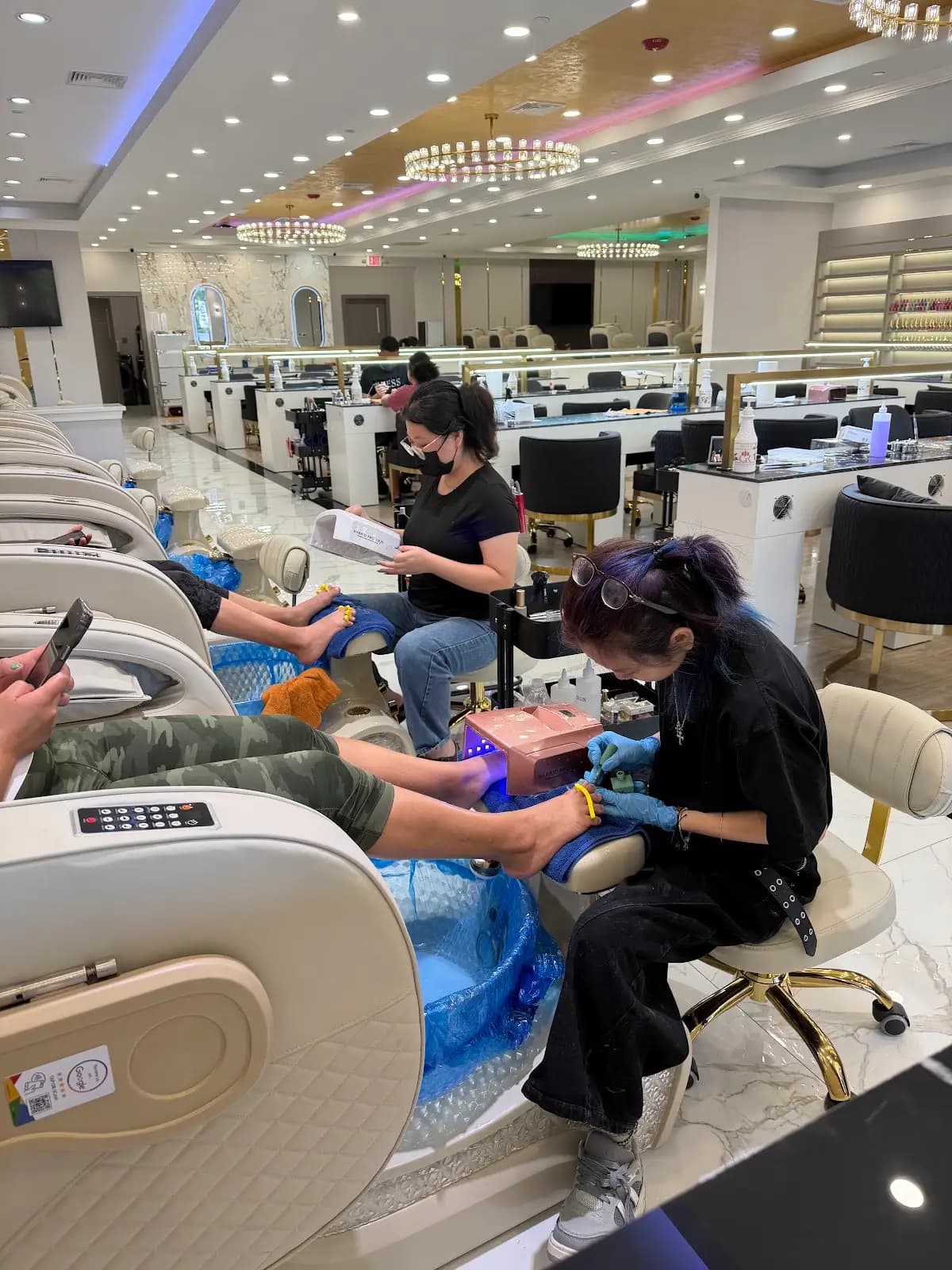 Spa pedicure at Belle Palace Roosevelt
